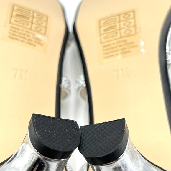 Touch Ups Womens‎ 7M Maisie Silver Low Kitten Heels Dress Sandals Shoes 4473M - Picture 11 of 13
